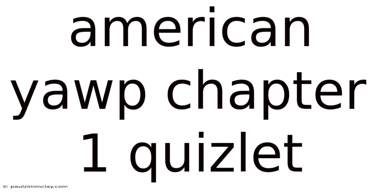 American Yawp Chapter 1 Quizlet