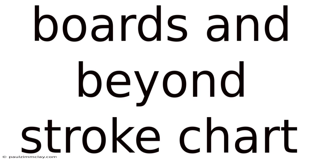 Boards And Beyond Stroke Chart