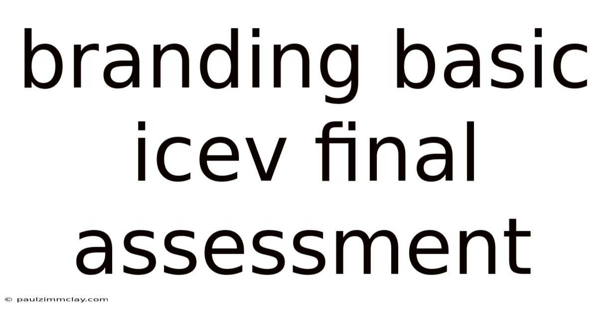 Branding Basic Icev Final Assessment