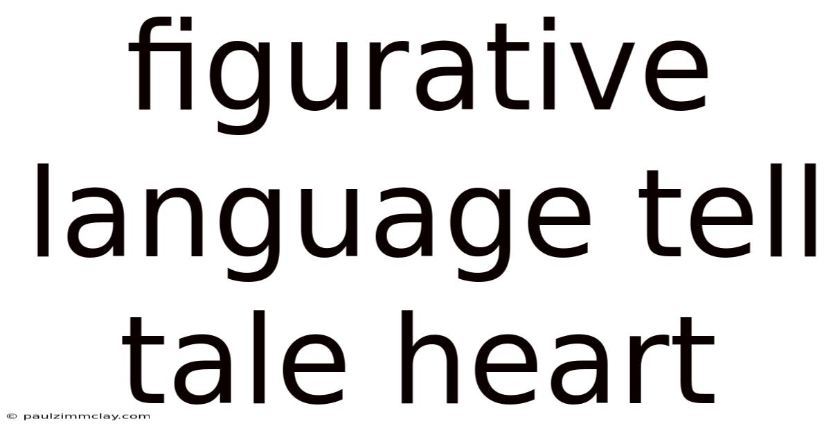 Figurative Language Tell Tale Heart
